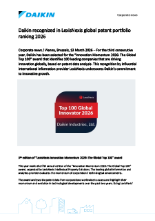Corporate news_Daikin recognized in LexisNexis global patent portfolio ranking 2026.pdf